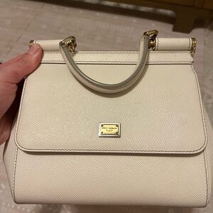 Dolce & Gabbana Sicily Leather Handbag